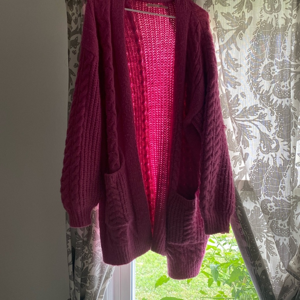 Over sized pink sweater